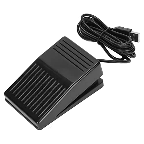 Foot Pedal Switch, USB Foot Switch for Computer, Motion Switch, Mouse, Keyboard, Game, String and Multimedia, Programmable on Any PC