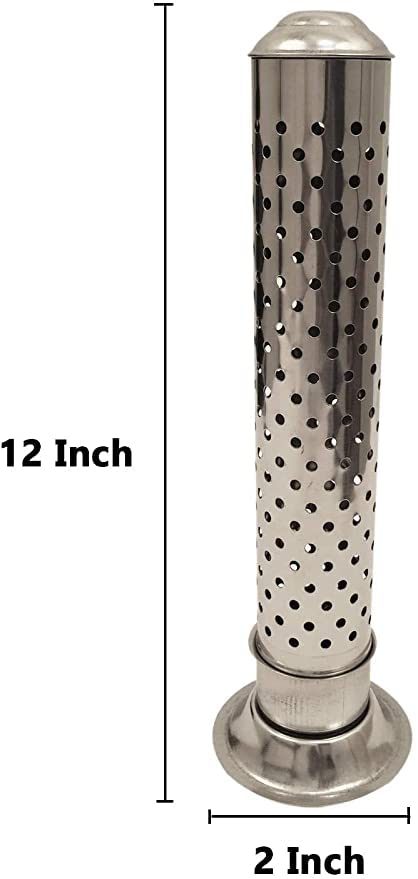 A2S Stainless Steel Agarbatti Stand with Dhoop Holder for Home & Temple 12 inch Height 2