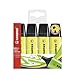 Stabilo Boss Original - Rotuladores fluorescentes (4 unidades), color amarillo
