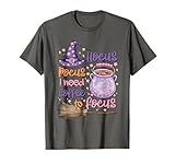 Pocus Hocus Coffee Focus Tee Shirts for Halloween