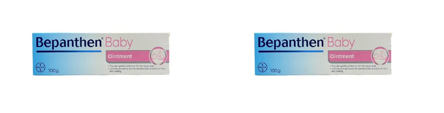 Bepanthen Diaper(Nappy) Care Ointment 100 g - Confezione da 2