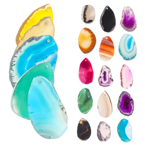 Tranches d'agate pour bijoux DIY : 20 pendentifs pour réussir vos projets