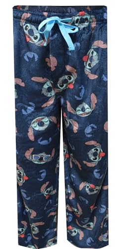 MJC Mens Disney's Lilo And Stitch Many Moods of Stitch Plush Lounge Pant