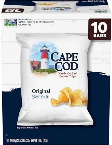 Cape Cod Potato Chips Original, 1 Oz, 10 Ct
