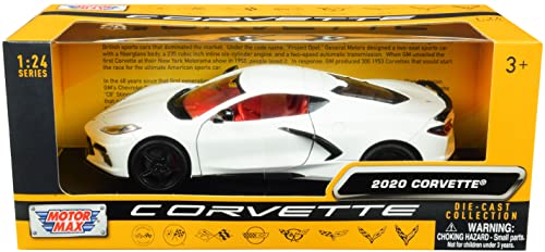 Modelo Chevrolet Corvette C8 Stingray 1:24 Motormax miniatura 1