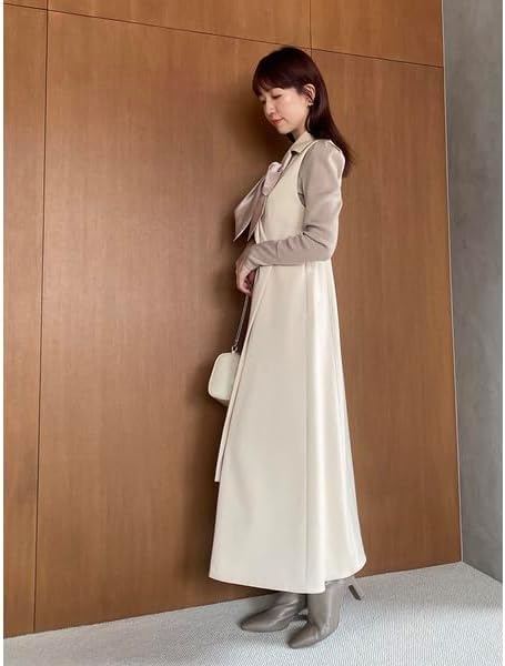 Amazon.co.jp: [スナイデル] ノースリテーラードロングワンピース  