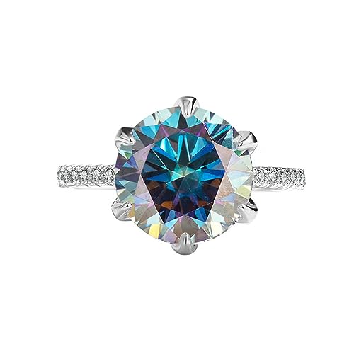 [FFIODOZ] _ChO 5ct bh/O[/sN AbTiCg O p D J[ VVS1 _Ch S925 X^[OVo[  w ؖt(Multicolor,5)