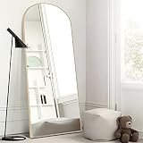 PexFix Arched Full Length Mirror Arched Floor Mirror with Stand, Wall Mirror Standing, Leaning Hangi