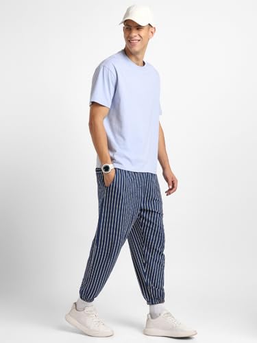 Image of Nobero 100% Cotton Oversized T Shirts for Men Stylish | Oversized Fit | Solid T Shirts for Men 180 GSM Combed Cotton | Round Neck Half Sleeve