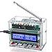 FM Radio Kit, ICSTATION Soldering Projects Radio with LED Flashing Lights DIY Radio Kit LCD1602 Display FM 87-108MHz Soldering Practice Kit for Back to School Solder Education Creative Present