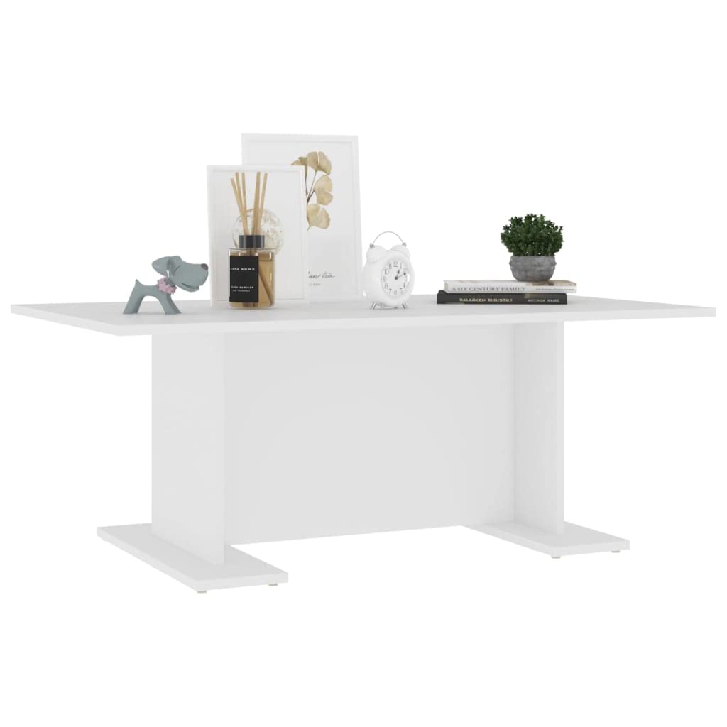 Couchtisch Weiß 103,5x60x40 cm Spanplatte