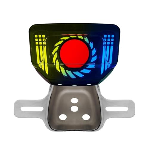 Feux arrière de moto polyvalents à LED avec boîtier renforcé et lentille fumée aérodynamique
