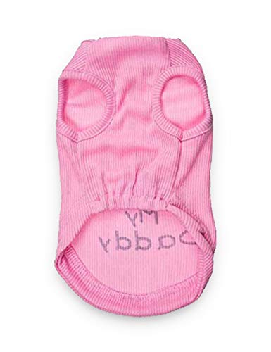 Small Dog Clothes XXS Puppy Dogs Shirt I Love My Mom Mommy Dad Daddy Dog T Shirts for Small Dogs - Image 4