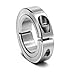 Climax Metal 1C-275-Z One-Piece Clamping Collar, Zinc Plating, Steel, 2-3/4" Bore, 4" OD, 7/8" Width