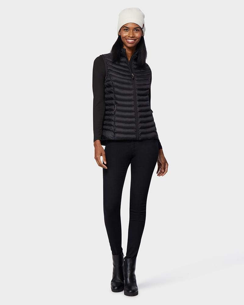 32 Degrees Women’s Ultra-Light Down Alternative Water-Repellent Packable Puffer Vest Outerwear with Zipper