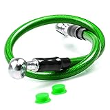 Materialart: Geflochtene Stahl + PVC umwickelt