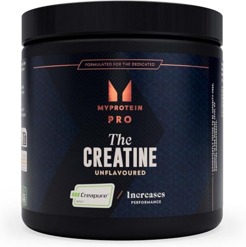 Myprotein The Creatine Creapure® 500g Geschmacksneutral | 5 Gramm pro Portion | Mikronisiertes Kreatin-Monohydrat-Pulver | Reines Creapure® | Hohe Reinheit | Premium Kreatin-Nahrungsergänzungsmittel