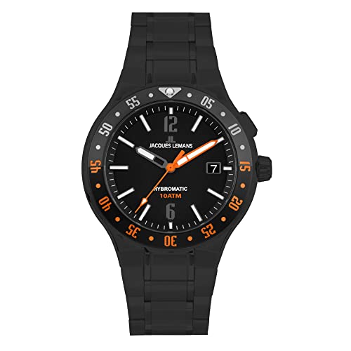Montre Automatique Jacques Lemans Hybromatic 1-2109I pour hommes en acier