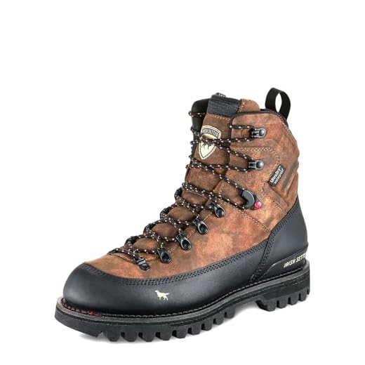 Irish Setter, Elk Tracker XD, Men’s, 8", Waterproof, Hunting Boot, Field Camo (P), 11.5 D (Medium)