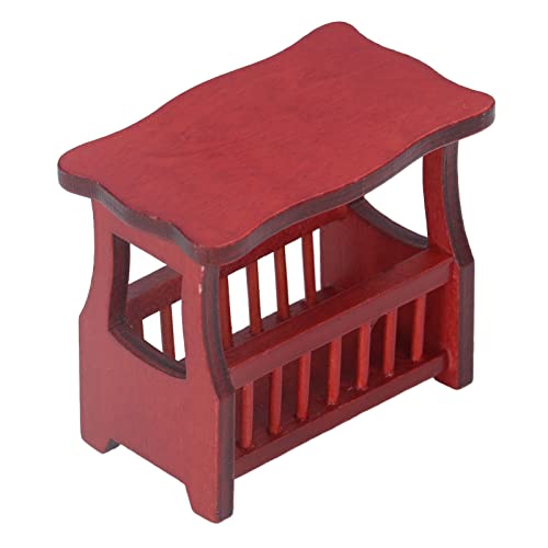 CUTULAMO Table à thé Miniature, Jouet simulé, modèle de Meubles en Bouleau, Table à thé pour Maison de poupée, pour la Maison, pour collectionneur, pour Rassemblement d'amis