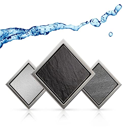 Cubierta de drenaje de piso para ducha colador de baño de latón 1-Pack 4