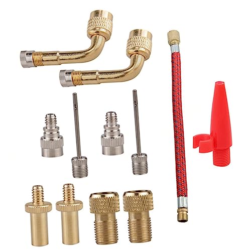 HOLIDYOYO 1Juego Conector de Inflador de Neumáticos de Adaptador de Válvula Bicicletas y Motocicletas Ligero y Portátil Instalación