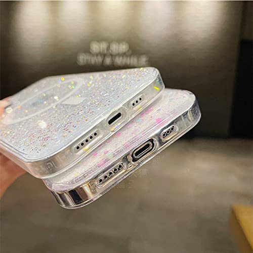Housse iPhone 12 Pro Max silicone scintillante pour charge sans fil active - 6
