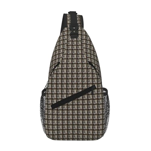 Cross chest bag diagonal ligero y elegante con divertido diseño de koala 1