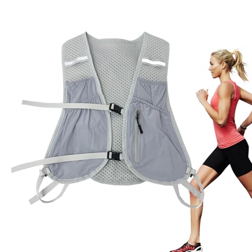 Chaleco de running y mochila de hidratación para excursiones de montaña y ciclismo 7