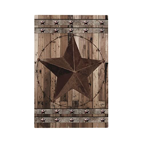 Western Texas Star 1 Gang Light Switch Cover No Device Wall Plate Decorative Blank Switchplate Electrical Faceplate For Bathroom Home Bedroom Art Panel Decorate #TOP24