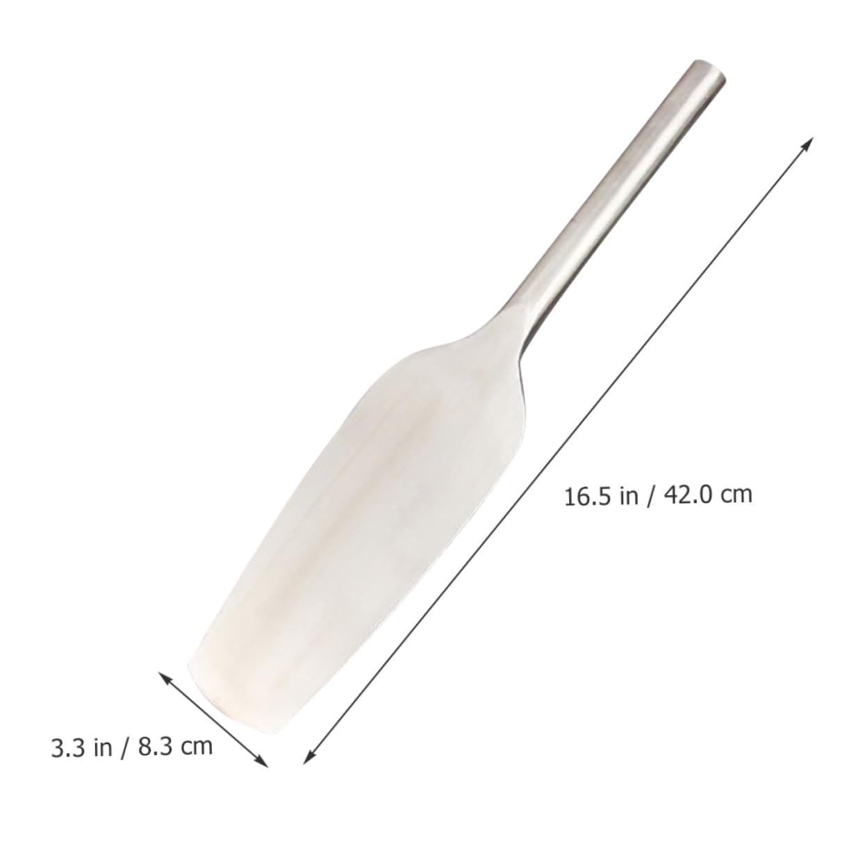 NUOBESTY Paleta de Inoxidable Herramienta de Albañilería Resistente Llana para Construcción Reparaciones Pequeñas 1 Pieza