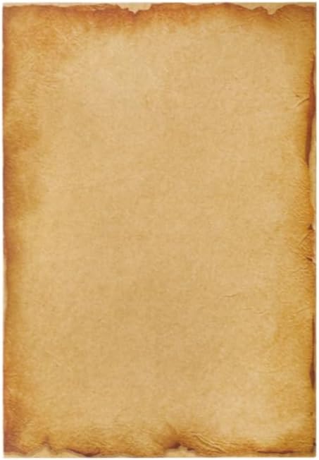 8 Pack Stationery Paper Parchment Antique Color Printed Paper Stationery Vintage Letter Writing Paper Craft Letter Paper 8 Sheets