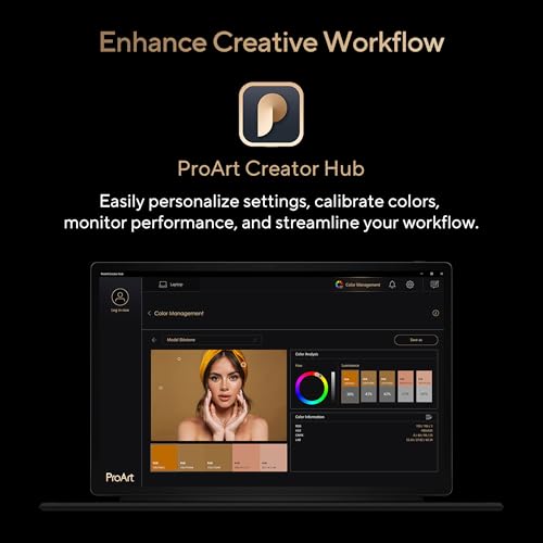 Image of ASUS ProArt PZ14 (2026),Snapdragon X2 Elite,Qualcomm Adreno iGPU,32GB /1TB,3K OLED,Touchscreen,14 inch(35.5 cm),144Hz,Win 11,M365 Basic(1Y),Office 24,Black,0.79 Kg,HT7407NA-SN024WS,Creator /Gaming Laptop