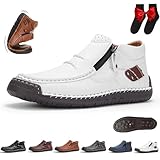 Versátiles para viajes, actividades al aire libre, negocios y deportes: estas botas de conducción multifuncionales hechas a mano no se limitan a la carretera, sino que sobresalen como zapatos de senderismo, calzado casual de negocios y artículos esenciales de viaje. Ya sea que estés en senderos, asistiendo a reuniones o haciendo mandados, son tus zapatos con cremallera lateral para hombre para cada escena