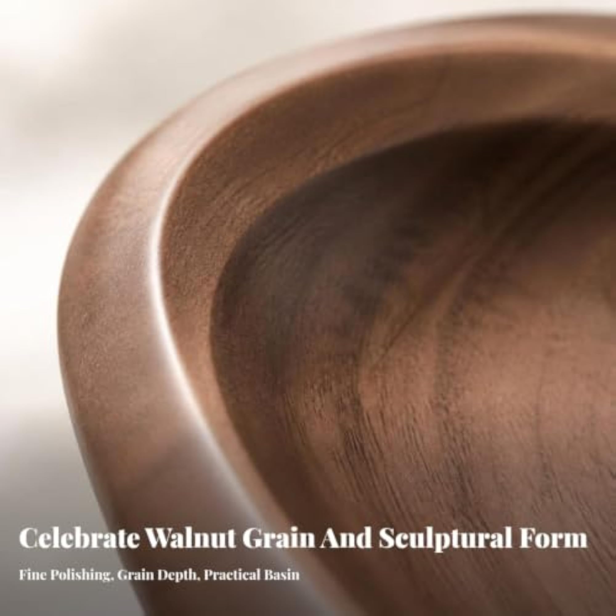 Walnut-Toned Catchall Tray for Entryway