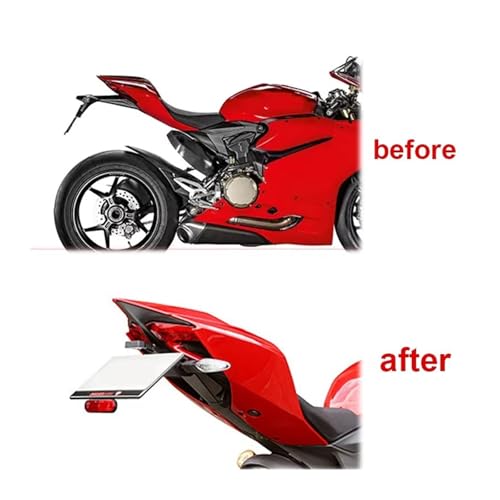 Éliminateur Garde-Boue Ducati Panigale Réflecteur Intégré Solution Plaque Trop Basse - 4