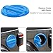 Fuel Filler Door Gas Tank Cap Cover Trim Stickers Decoration Exterior Accessories for Jeep Wrangler JL JLU 2018-2022,Light blue