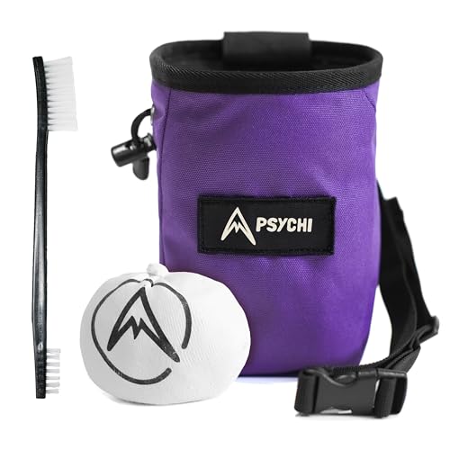 Bolsa de tiza Psychi OG para cintura, accesorio de iniciación para gimnasio y roca