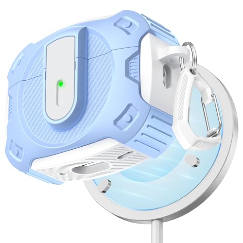 RFUNGUANGO AirPods Pro��2����ی�P�[�X�A2024�N�V�F���e�[�}�ی�P�[�X�BAirpods Pro 1/2�ƌ݊���������AMagSafe�œ��삵�܂��B�z���C�g+�X�J�C�u���[