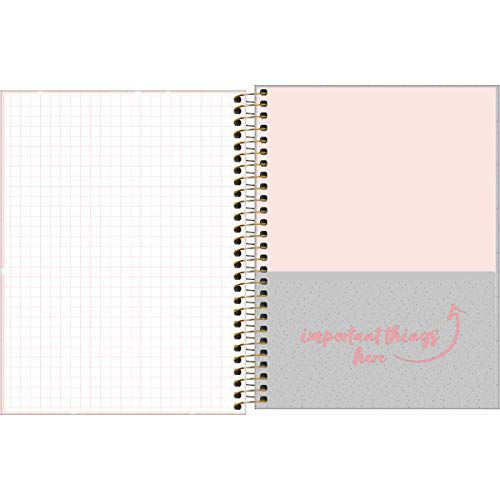 Caderno de 01 Matéria - Pacote com 4 unidades Tilibra, Multicor -Modelo variado, 17,7 x 24 cm