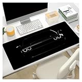 Tapis de souris tapis de souris de voiture noir Xxl tapis de souris Gamer 900x400 tapis de bureau tapis de bureau Tables d'ordinateur tapis de jeu tapis de jeu