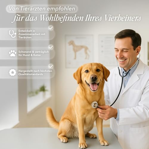 naturacbd Hanföl für Hunde mit Leinöl & Mariendistel | Natürliches Barf-Öl zur Unterstützung von Gelenken, Beweglichkeit, Verdauung & Vitalität | Bio-Öl für Haut & Fellpflege