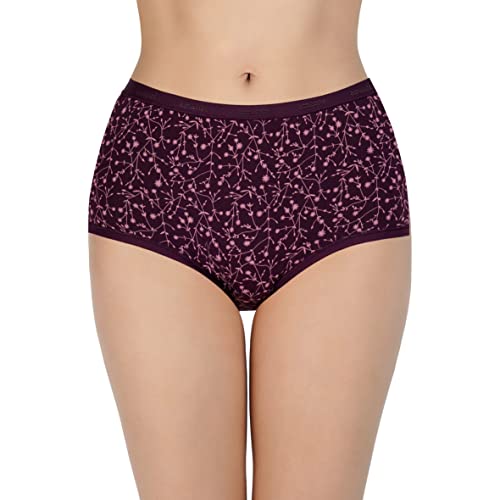 Image of Amante Printed Cotton Full Brief Panty Pack(Pack of 3)