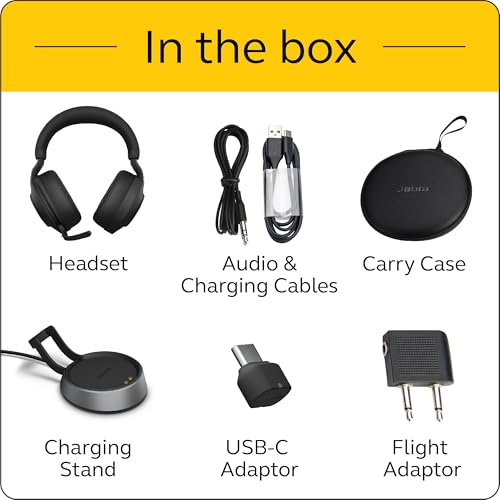 Jabra Evolve2 85 UC Stereo - Micro-Casque
