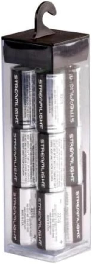 Streamlight Flashlight Replacement 3V CR123 Lithium Batteries - 12 Pack 85177
