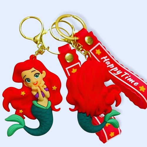 Image of Cute 3D Keychain | Keyring & Quirky Bag Charm | Hard Silicone, Unbreakable | Travel Essential | Kids Friendly | Strap & Bag Hook
