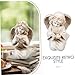 MINAOLULUS Retro Angel Statue Decoration Elegant Angel Figurine for Home and Garden Decor for Indoor and Outdoor Use All Occasions