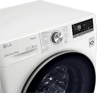 LG F4WV709P1E Waschmaschine (9 kg, Energieklasse A, 1.400 U/Min.) mit AI Wash (AI DD), TurboWash 360, Steam und Allergy Care, Weiß – Ansicht 9