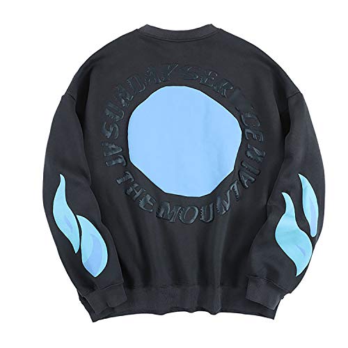 NAGRI Men's Fleece Crewneck Sweatshirt Holy Kanye Sweatshirt Long Sleeve Pullover Sweatshirt Hoodie2