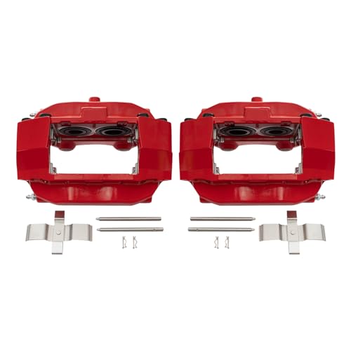 Image of TRQ Performance Front Driver and Passenger Side Brake Caliper Set Caliper | For 2003-2009 Nissan 350Z 2004 Infiniti G35